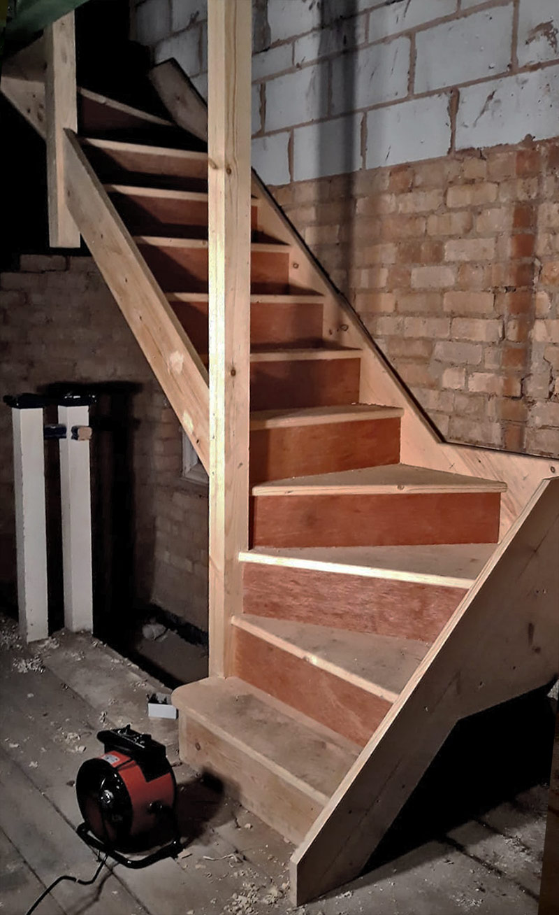 Staircase Carpentry services - Hardbrick Construction